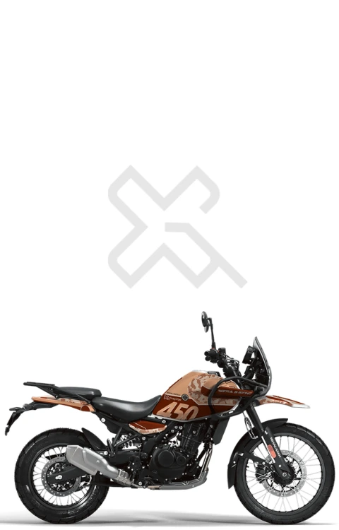 Himalayan 450 Full Body Sticker | Made in Premium Matte Vinyl with FPF (Fade Protection Film), Waterproof, Precut Sticker, Pack of 1 Compatible with Both Side